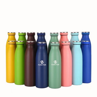 Large Capacity Slim Car Stainless Steel Water Bottle 25 oz.